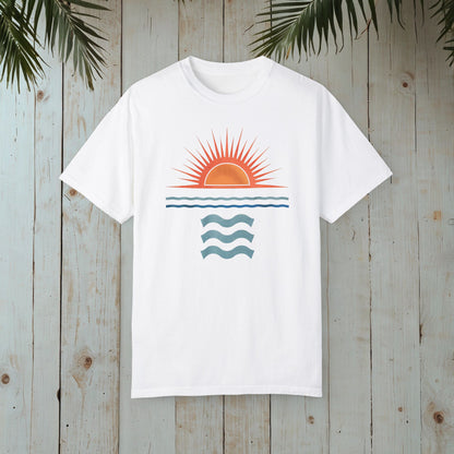 OCEAN SUN GARMENT-DYED TEE