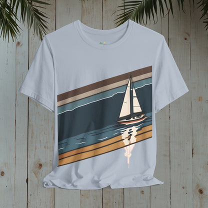 SAILBOAT RETRO NAUTICAL COLLECTION CLASSIC TEE