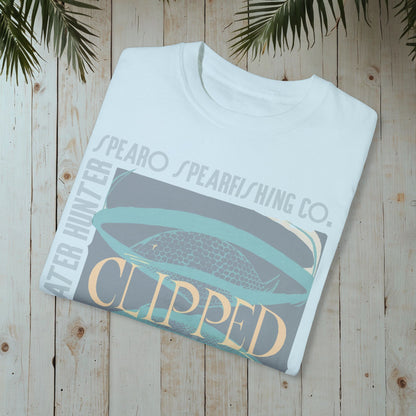 CLIPPED UNDERWATER GARMENT-DYED TEE