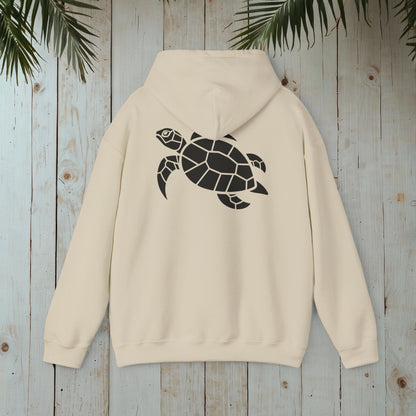 RETRO SEA TURTLE Heavy Blend™ Hooded Sweatshirt