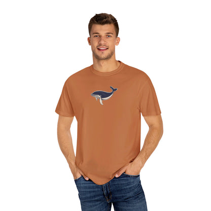 WHALE RETRO OCEAN GARMENT-DYED TEE