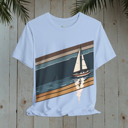 SAILBOAT RETRO NAUTICAL COLLECTION CLASSIC TEE