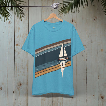 SAILBOAT RETRO NAUTICAL COLLECTION CLASSIC TEE