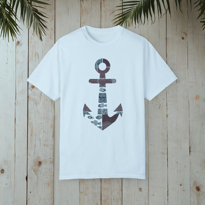 Anchored Retro Fish GARMENT-DYED TEE