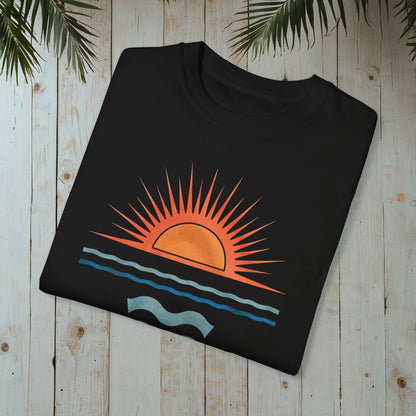 OCEAN SUN GARMENT-DYED TEE