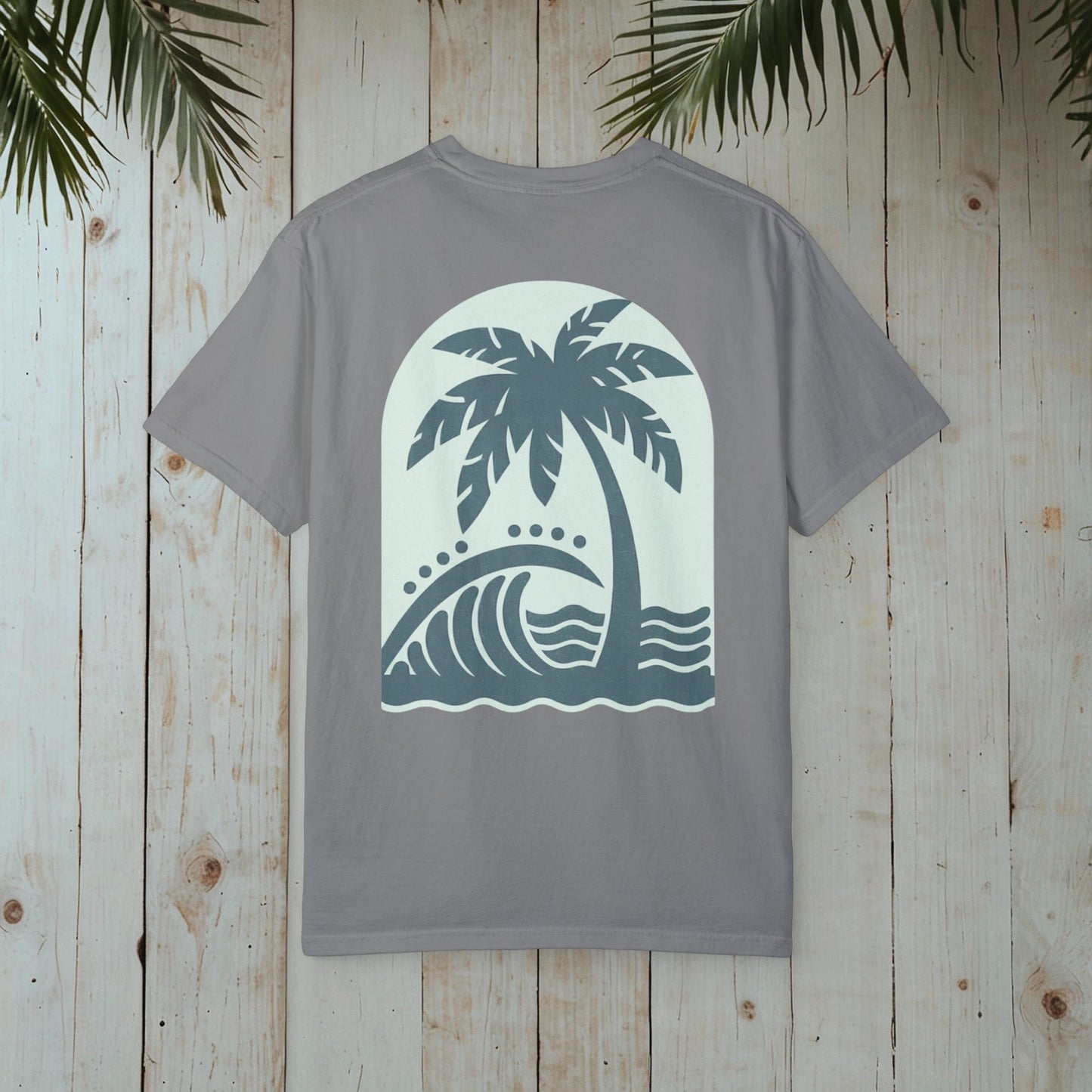 OCEAN PALM GARMENT-DYED TEE