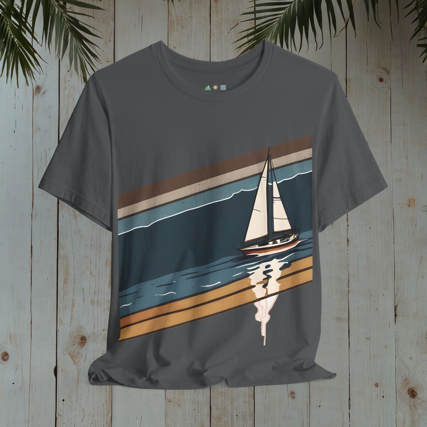 SAILBOAT RETRO NAUTICAL COLLECTION CLASSIC TEE