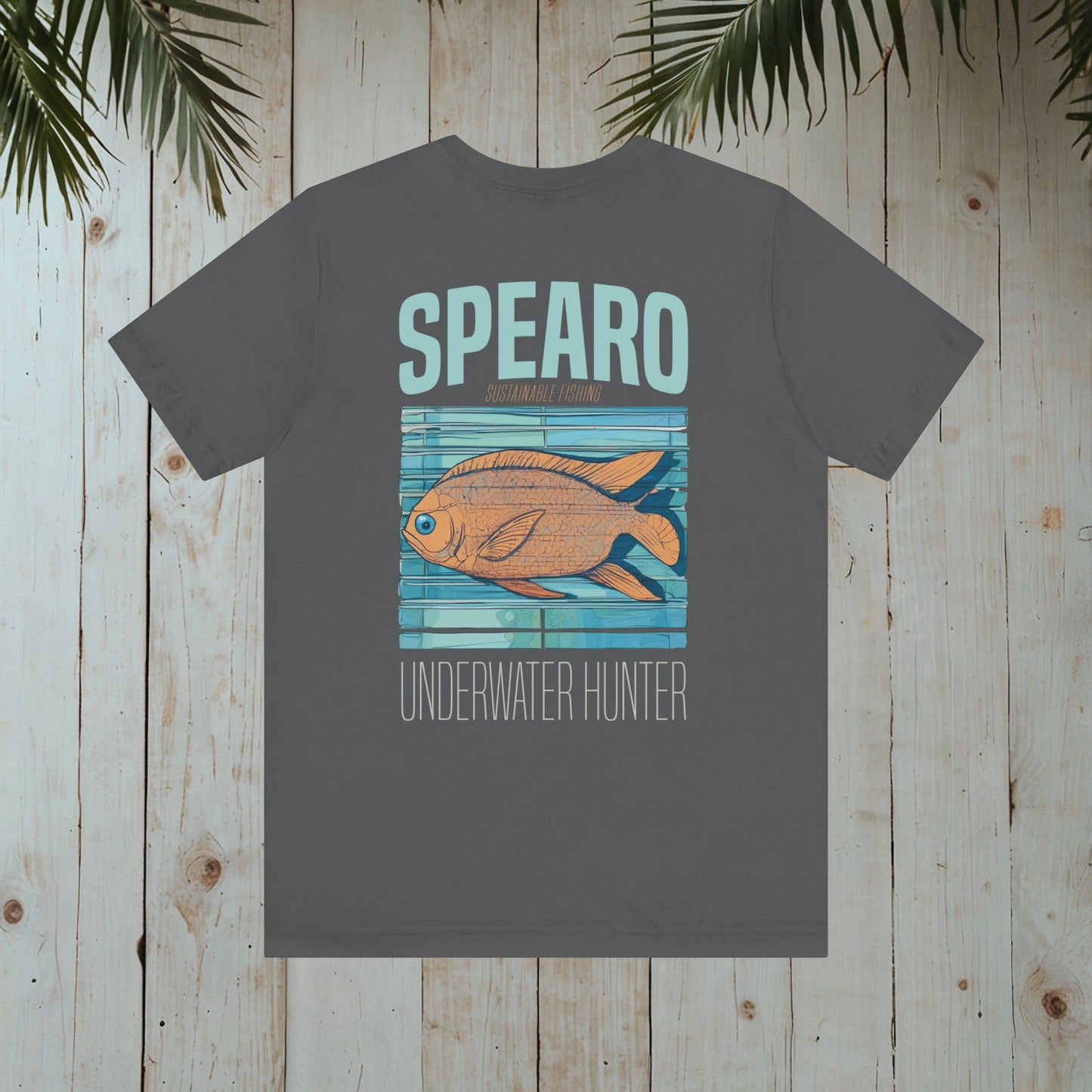 SPEARO UW HUNTER FISH WOODBLOCK CLASSIC TEE