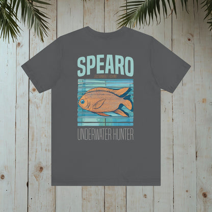 SPEARO UW HUNTER FISH WOODBLOCK CLASSIC TEE