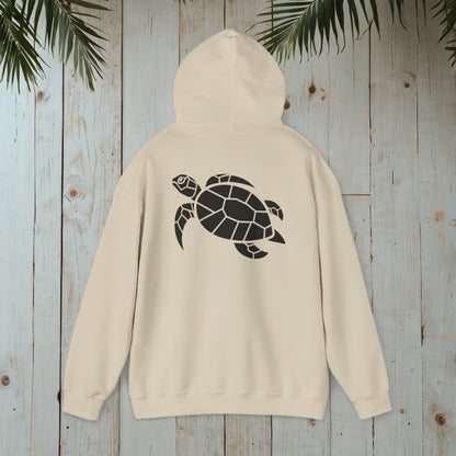 RETRO SEA TURTLE Heavy Blend™ Hooded Sweatshirt