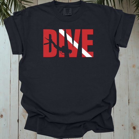 DIVER DOWN GARMENT-DYED TEE