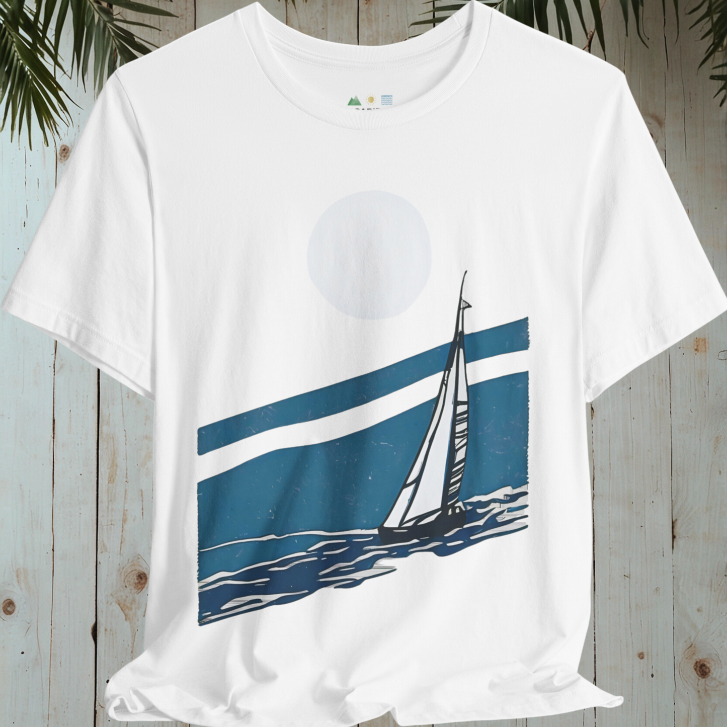 SAILBOAT RETRO NOSTALGIA NAUTICAL COLLECTION CLASSIC TEE