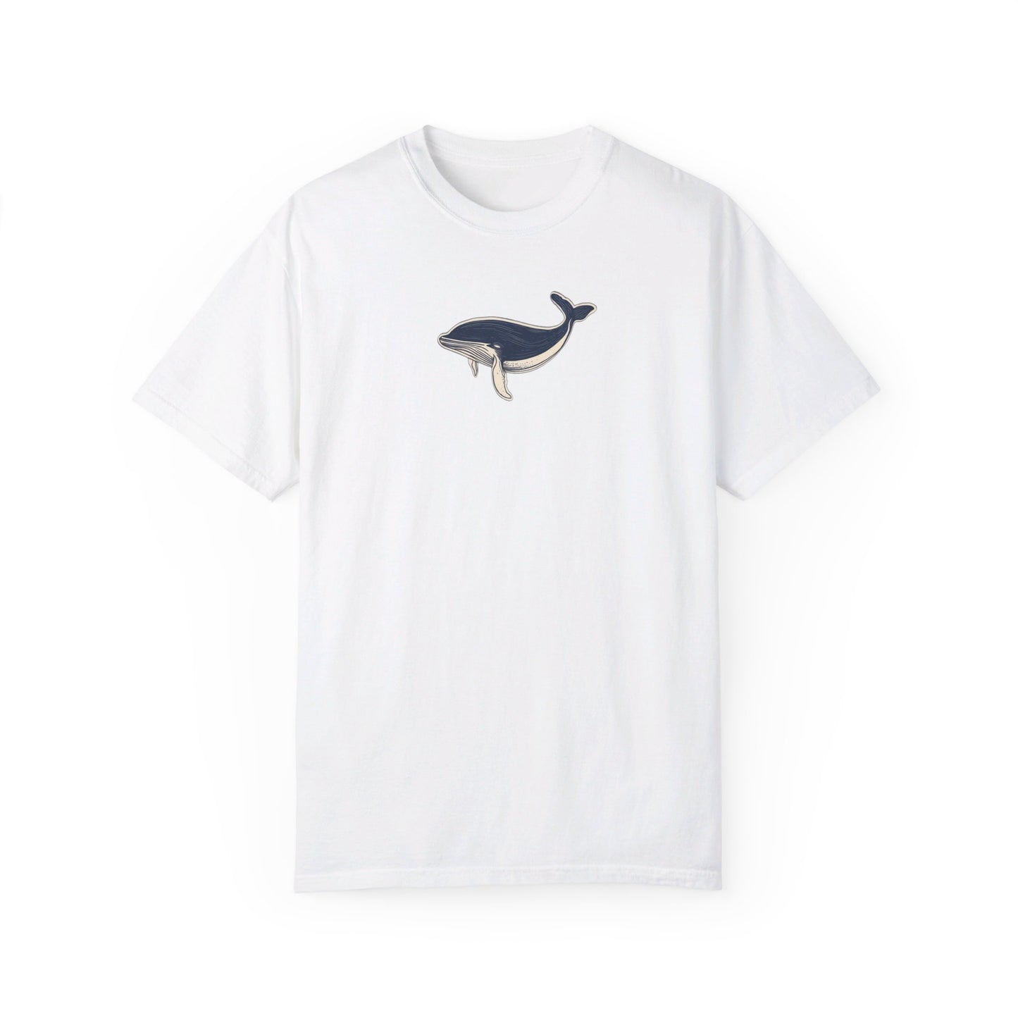 WHALE RETRO OCEAN GARMENT-DYED TEE