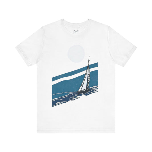 SAILBOAT RETRO NOSTALGIA NAUTICAL COLLECTION CLASSIC TEE