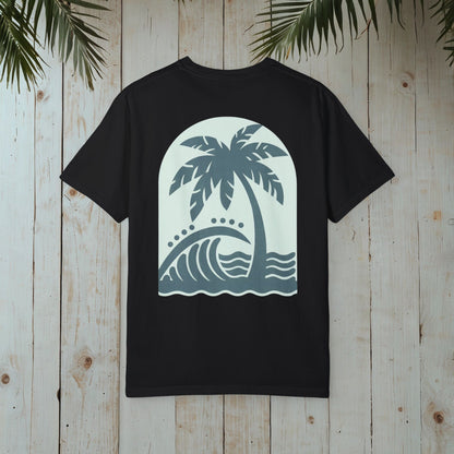 OCEAN PALM GARMENT-DYED TEE