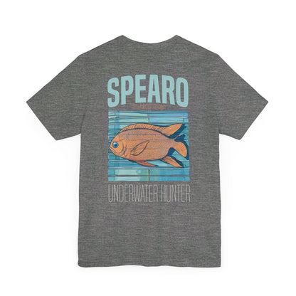 SPEARO UW HUNTER FISH WOODBLOCK CLASSIC TEE