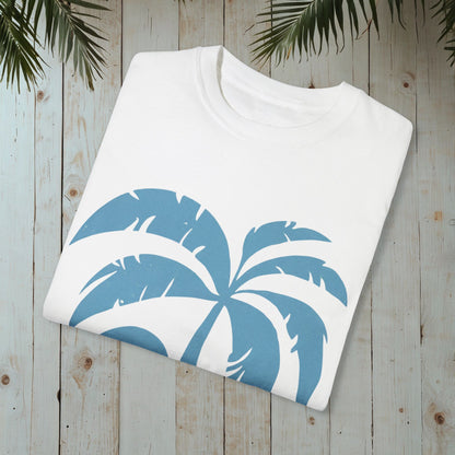 OCEAN PALM 2 GARMENT-DYED TEE