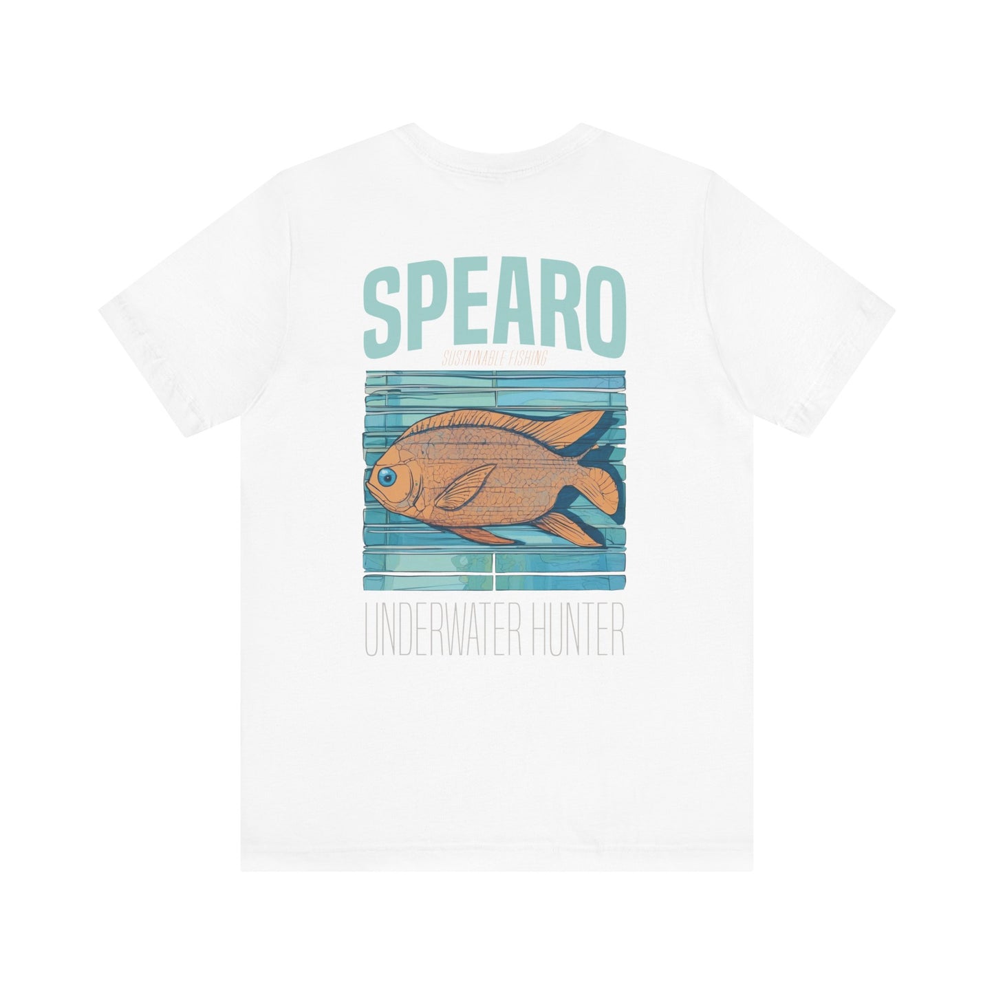 SPEARO UW HUNTER FISH WOODBLOCK CLASSIC TEE