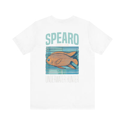 SPEARO UW HUNTER FISH WOODBLOCK CLASSIC TEE