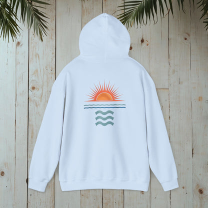 RETRO SUNSET Heavy Blend™ Hooded Sweatshirt