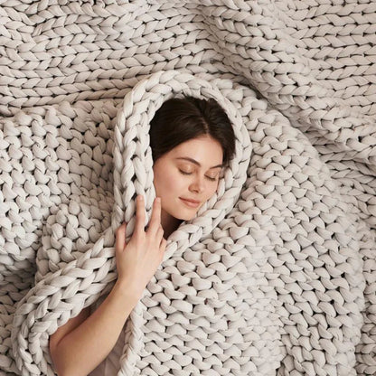 Cozy Weighted Blanket (White)