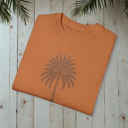 RETRO PALMTREE GARMENT-DYED TEE