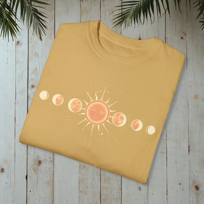 SUN & MOON CYCLE GARMENT-DYED TEE