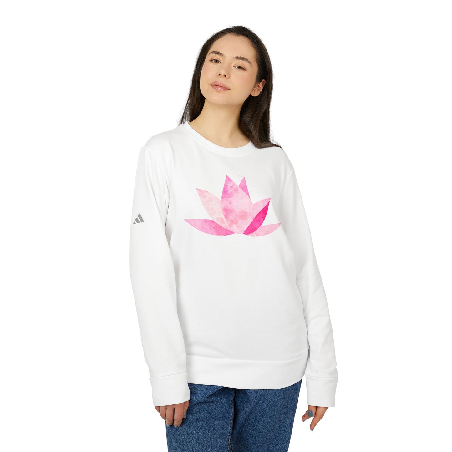 WATER LILY adidas® Unisex Fleece Crewneck Sweatshirt