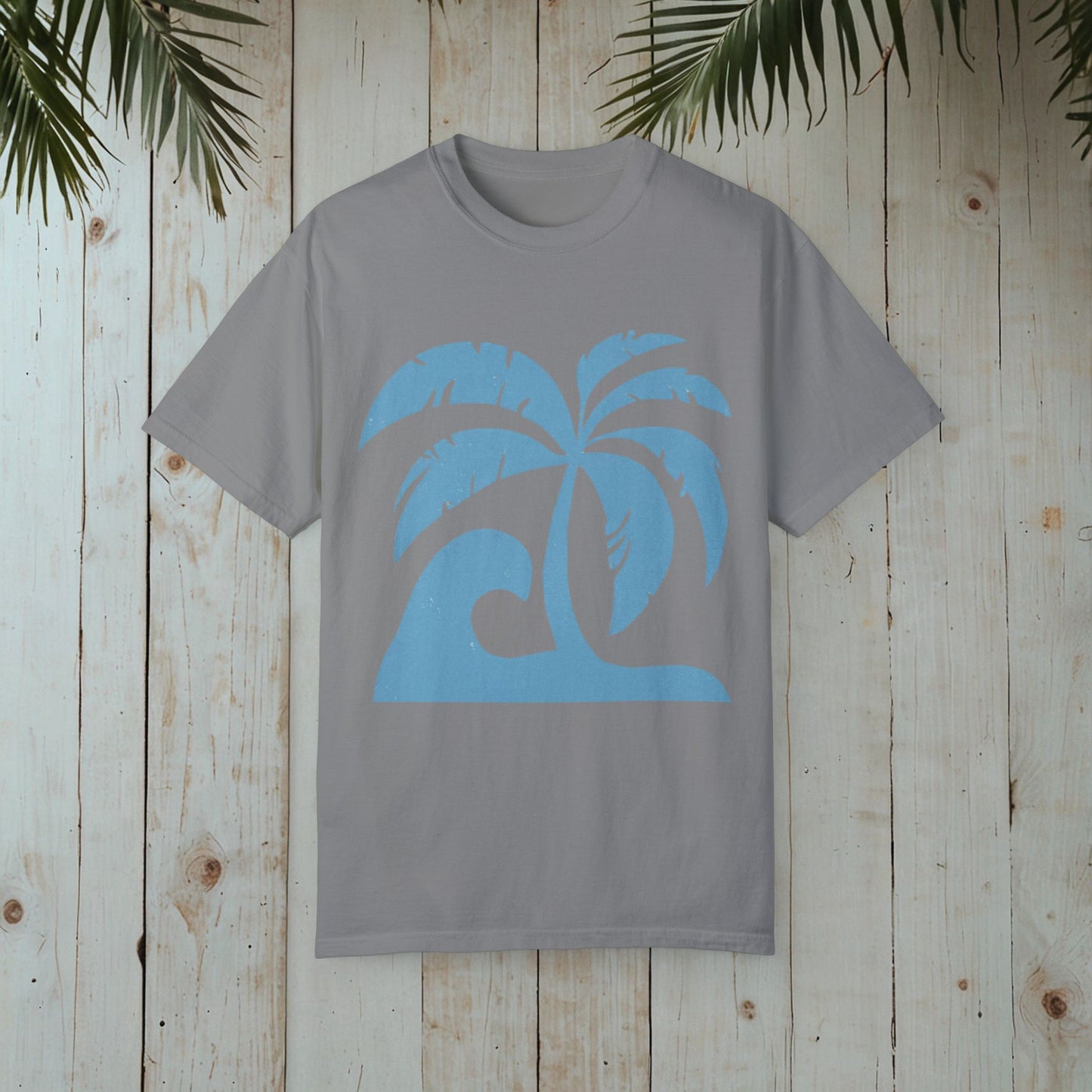 OCEAN PALM 2 GARMENT-DYED TEE