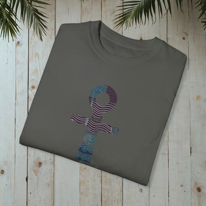 Anchored Retro Fish GARMENT-DYED TEE