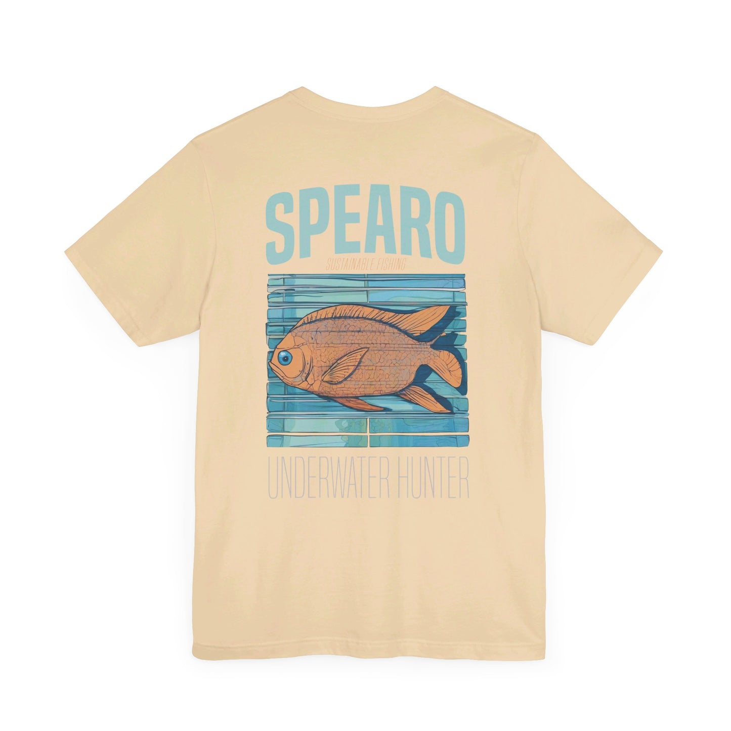 SPEARO UW HUNTER FISH WOODBLOCK CLASSIC TEE