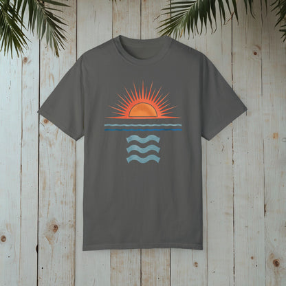 OCEAN SUN GARMENT-DYED TEE