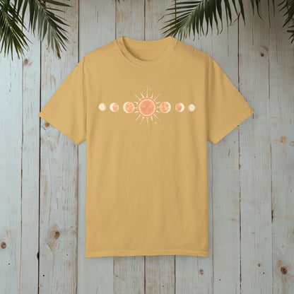 SUN & MOON CYCLE GARMENT-DYED TEE