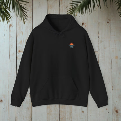 RETRO SUNSET Heavy Blend™ Hooded Sweatshirt