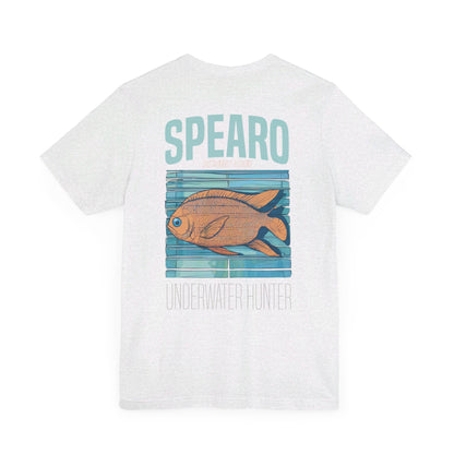 SPEARO UW HUNTER FISH WOODBLOCK CLASSIC TEE