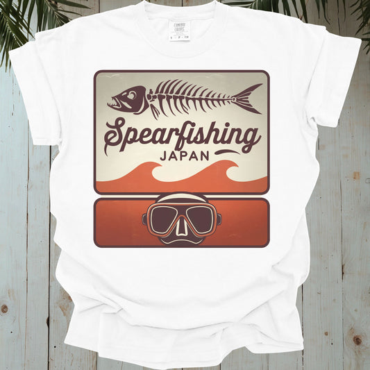 SPEARFISHING JAPAN RETRO GARMENT-DYED TEE