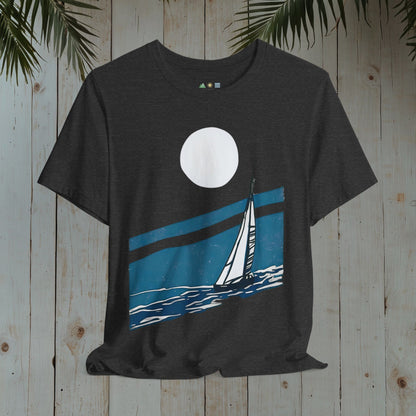 SAILBOAT RETRO NOSTALGIA NAUTICAL COLLECTION CLASSIC TEE