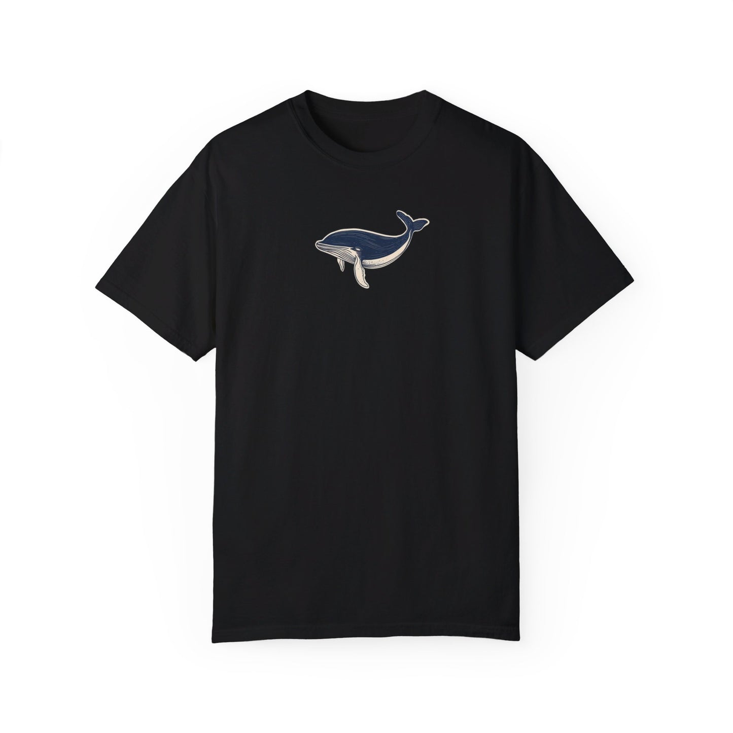 WHALE RETRO OCEAN GARMENT-DYED TEE