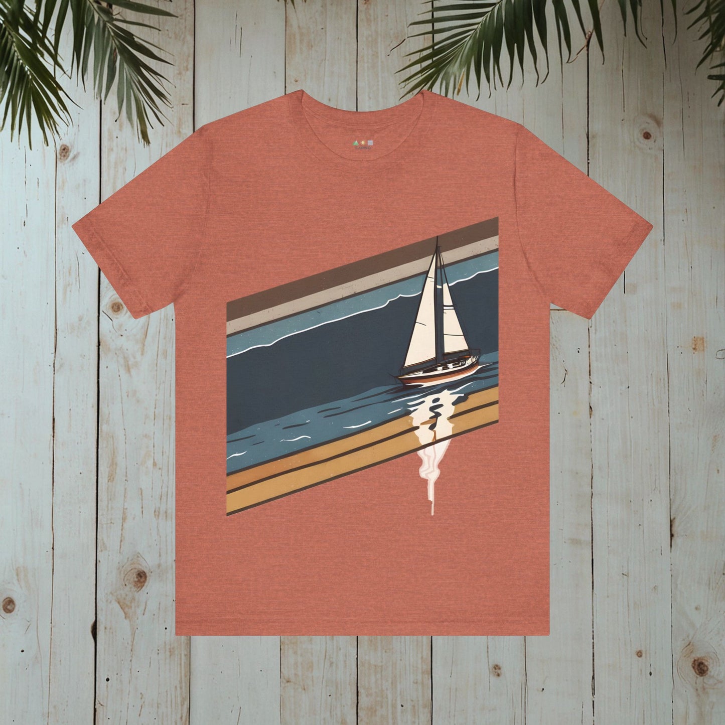 SAILBOAT RETRO NAUTICAL COLLECTION CLASSIC TEE