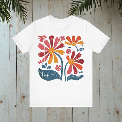 FLOWERS WOODBLOCK CLASSIC TEE