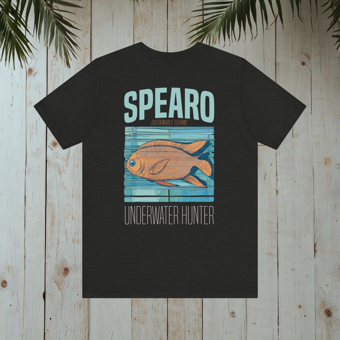 SPEARO UW HUNTER FISH WOODBLOCK CLASSIC TEE