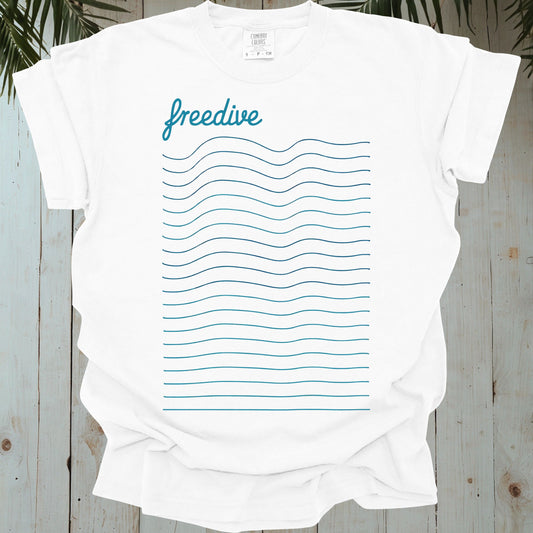 FREEDIVE WAVES GARMENT-DYED TEE