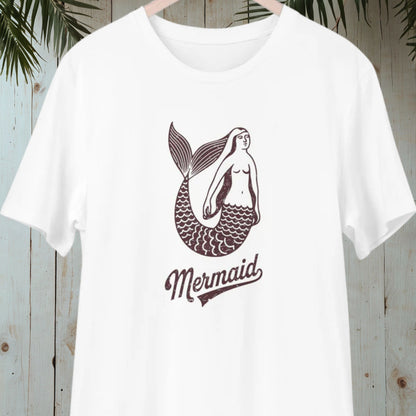 Mermaid Retro Organic T-shirt