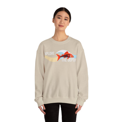 EXPLORE THE DEPTHS Heavy Blend™ Crewneck Sweatshirt