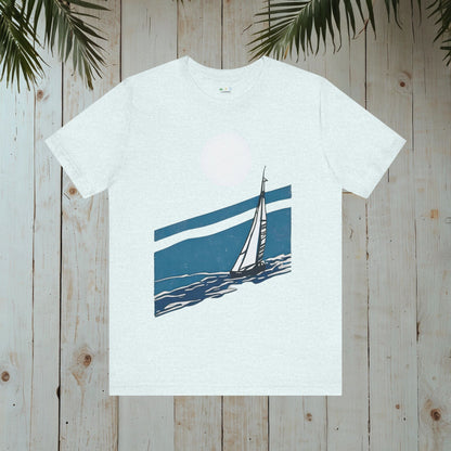 SAILBOAT RETRO NOSTALGIA NAUTICAL COLLECTION CLASSIC TEE