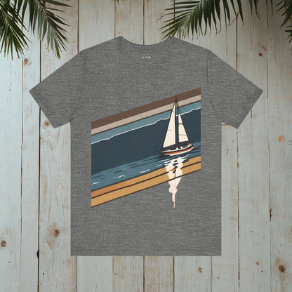 SAILBOAT RETRO NAUTICAL COLLECTION CLASSIC TEE