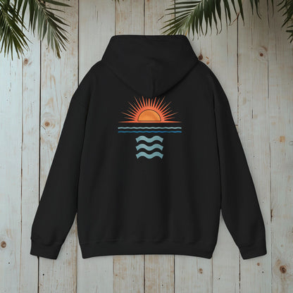 RETRO SUNSET Heavy Blend™ Hooded Sweatshirt