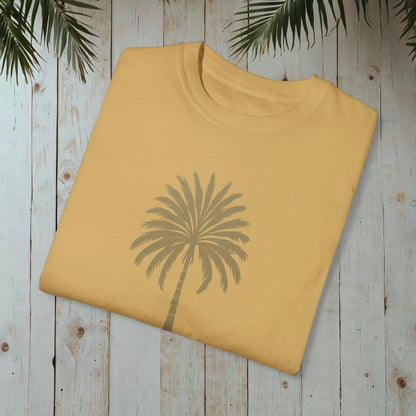 RETRO PALMTREE GARMENT-DYED TEE