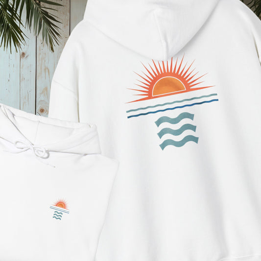 RETRO SUNSET Heavy Blend™ Hooded Sweatshirt