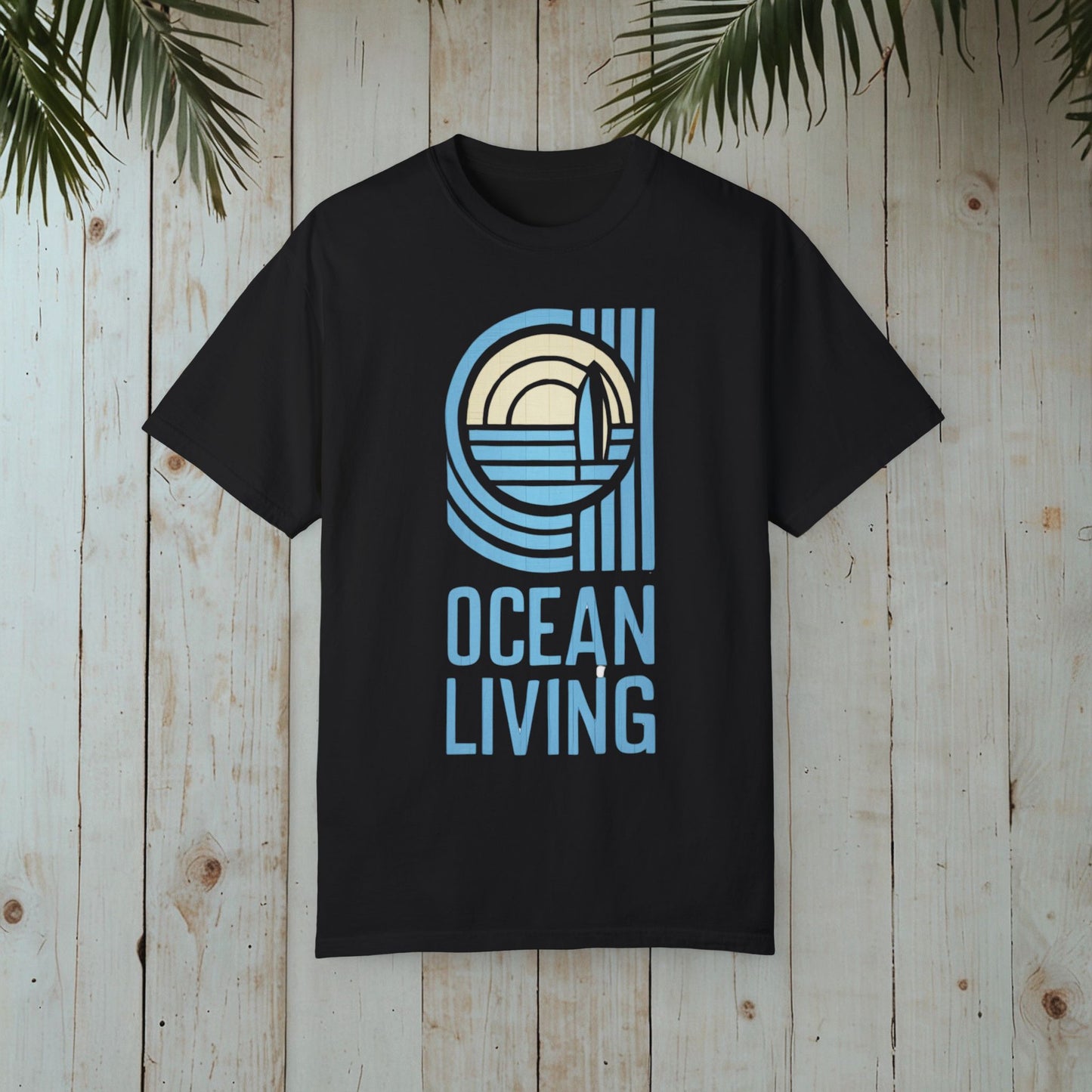 OCEAN LIVING RETRO GARMENT-DYED TEE